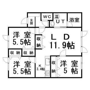 beans(ビーンズ)【2階】の間取り