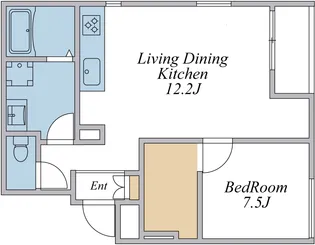エクセルシオール新宿河田町【2階】の間取り