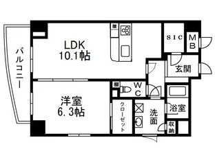 プリムヴェール【3階】の間取り