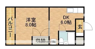 メゾン・GRAN’HILL【2階】の間取り
