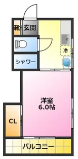 神奈川県川崎市中原区井田2【アパート】の間取り