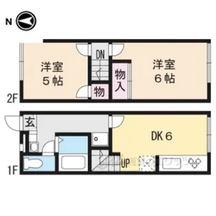 レオパレスNINE【1階】の間取り