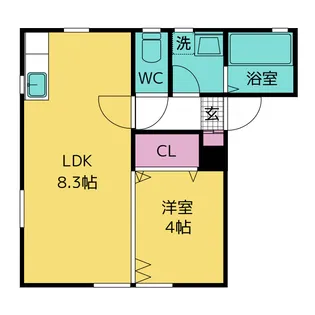 エムティ館【1階】の間取り
