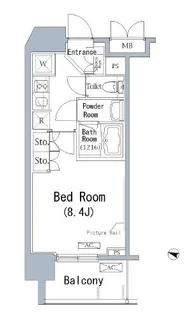 1Kの間取り画像