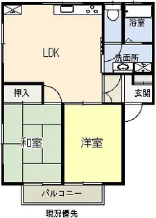 コーポ渡部【2階】の間取り