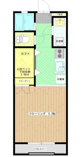 メゾン・ド・クリスタル【3階】の間取り