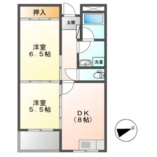 メゾン三光マンション【1階】の間取り