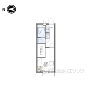 レオパレス相楽【1階】の間取り