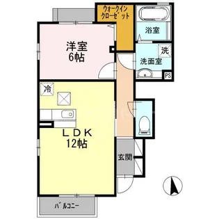 フェリース カーサ【1階】の間取り