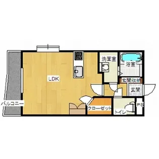 グランエスポワル【2階】の間取り