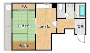 ハーモナイズ森田【2階】の間取り
