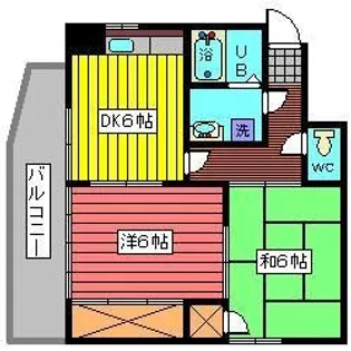 埼玉県さいたま市浦和区常盤3【マンション】の間取り