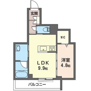 ヴァン・エ・ルミエール【2階】の間取り