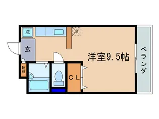 リカレント草津【3階】の間取り