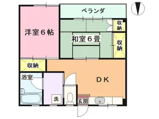 メゾン・ド・アルファ【2階】の間取り