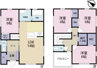 千葉県鴨川市広場【一戸建】の間取り