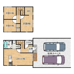 高知県高知市神田【一戸建】の間取り