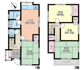 東京都八王子市泉町【一戸建】の間取り