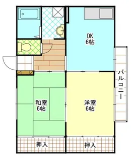 ジュネスイマヤ【2階】の間取り