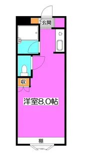 埼玉県所沢市中新井3【マンション】の間取り