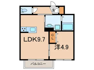 PRIMAVERA MORIMINAMI【1階】の間取り