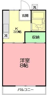 ハイツカサイ【2階】の間取り