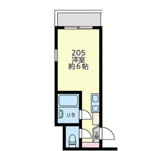 マリンコート浜須賀【2階】の間取り