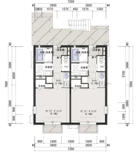 (仮)下小塙町 D棟【1階】の間取り