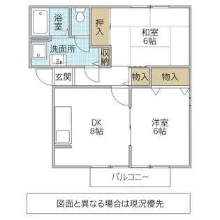 エスポワール堀【2階】の間取り