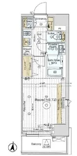 フュージョナル本所アーリア【7階】の間取り