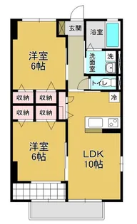 ルアーナ小鶴新田【1階】の間取り