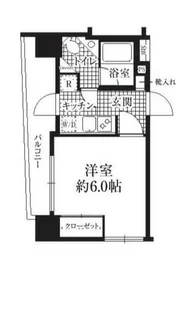 HF銀座レジデンス【2階】の間取り