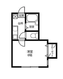 神奈川県川崎市幸区古川町【アパート】の間取り