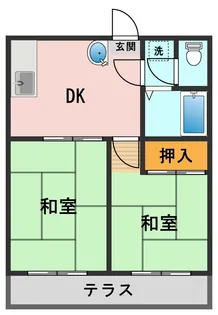 東京都江戸川区西小岩3【アパート】の間取り