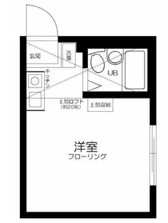 東京都北区上中里3【アパート】の間取り