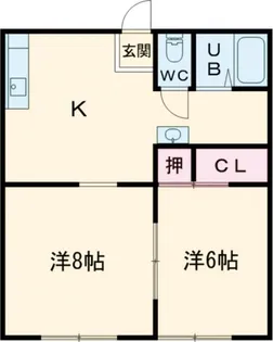 サザンウィンド【1階】の間取り