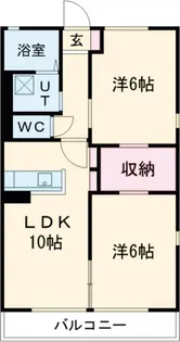 ルシェリア【1階】の間取り