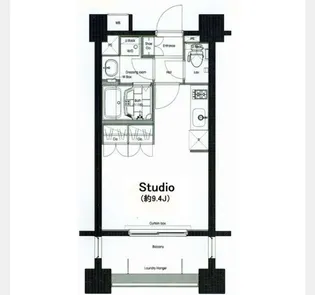 東京都港区三田1【マンション】の間取り