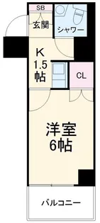 1Kの間取り画像