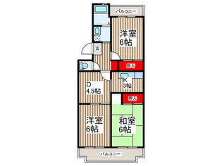 パークヒル航空公園II【1階】の間取り