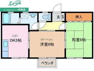 パレスコート【2階】の間取り