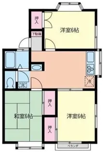 プレセア【1階】の間取り