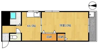 内田ハウジング【4階】の間取り