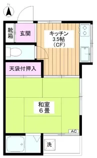 高美ハイツ【1階】の間取り