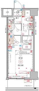 クレヴィスタ武蔵中原【2階】の間取り