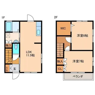 パレーシャル建栄II【1階】の間取り