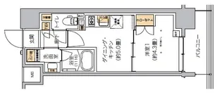 リビオメゾン芝浦【10階】の間取り