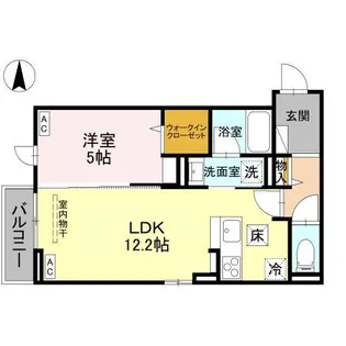 DR相木HERZ【1階】の間取り