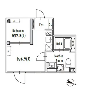 GRAN PASEO目黒花房山 グランパセオ目黒花房山【4階】の間取り