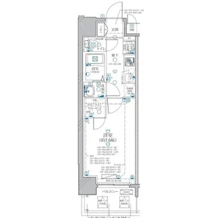 ディアレイシャス名古屋ステーション【8階】の間取り